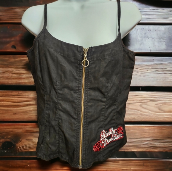 Harley-Davidson zip up tank - Picture 1 of 3